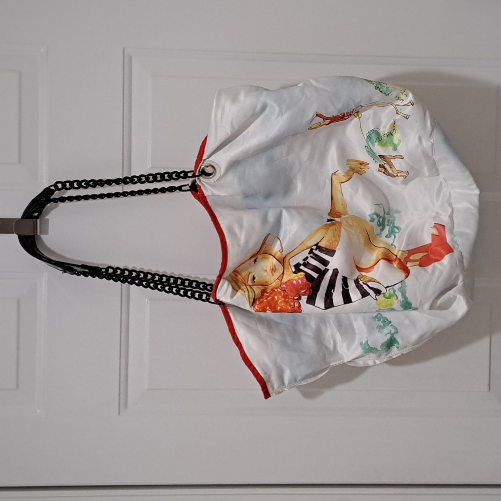 White Satin DSW Beach Bag